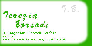terezia borsodi business card